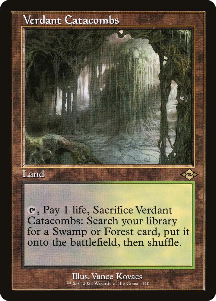 Verdant Catacombs - Retro Frame (Etched) (MH2)