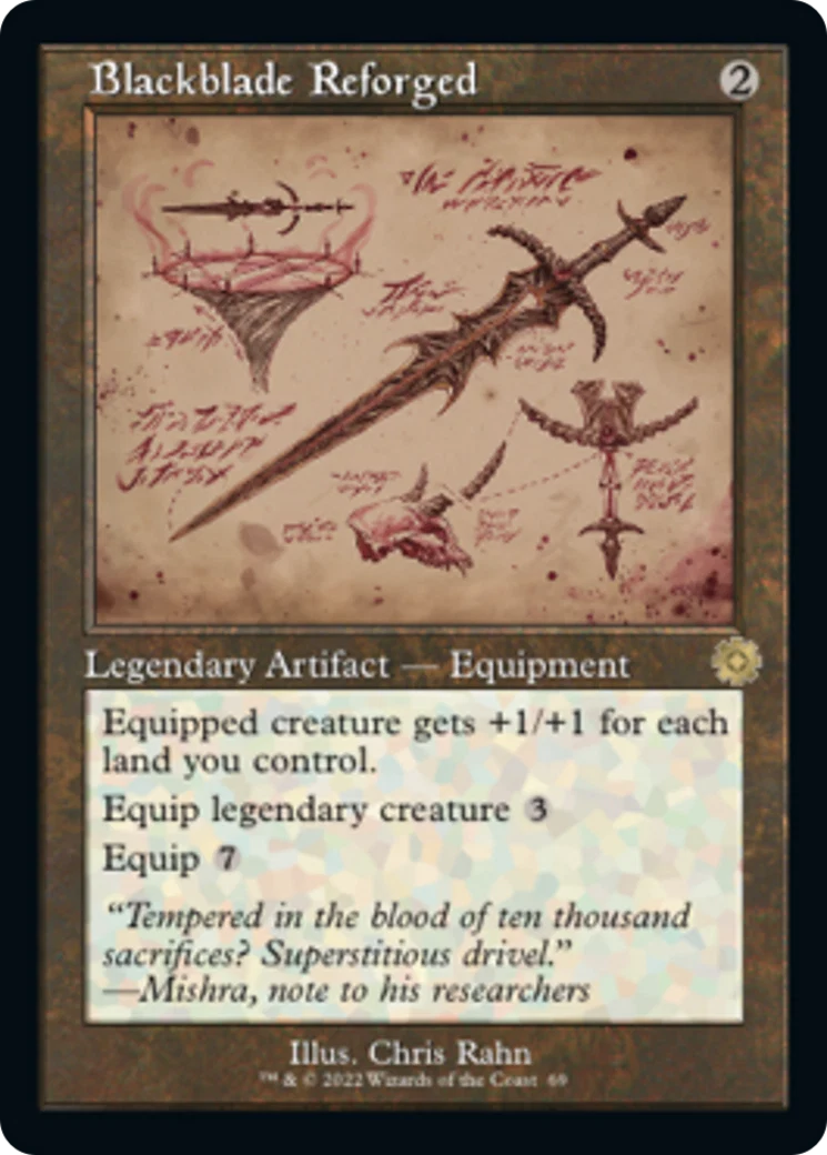 Blackblade Reforged - Schematic Art (BRR)