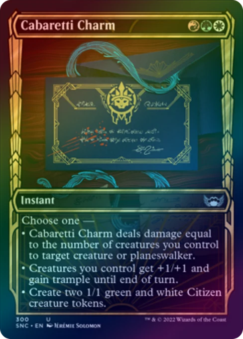 Cabaretti Charm - Golden Age Showcase (Foil) (SNC)