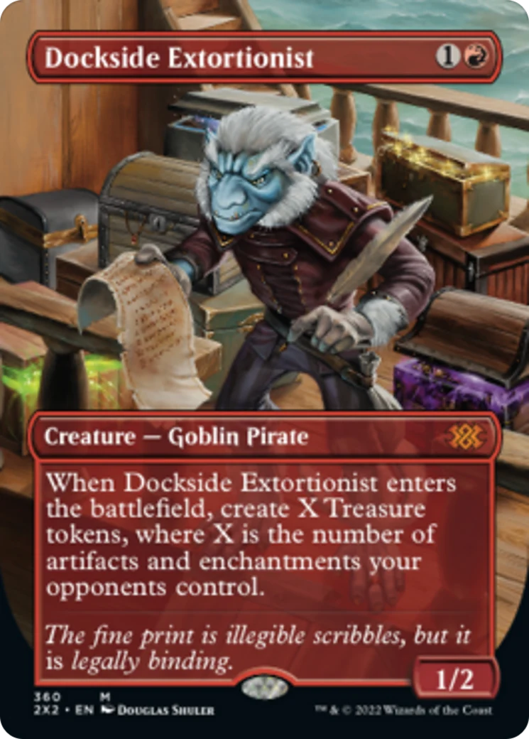 Dockside Extortionist - Borderless (2X2)