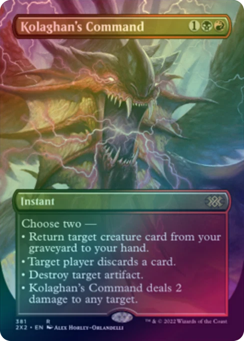 Kolaghan's Command - Borderless (Foil) (2X2)