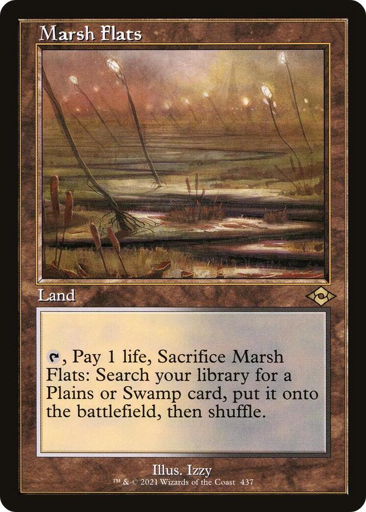 Marsh Flats - Retro Frame (Etched) (MH2)