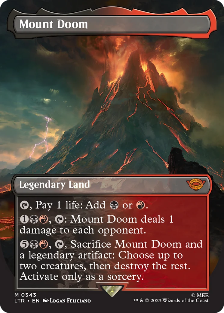 Mount Doom - Borderless (LTR)