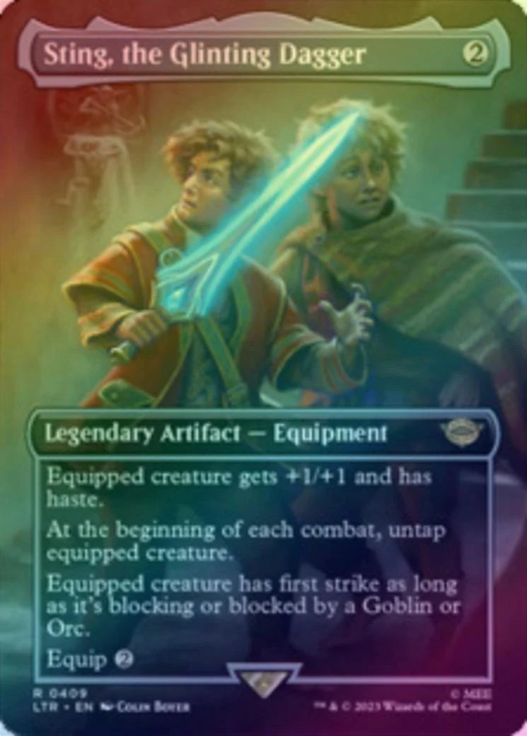 Sting, the Glinting Dagger - Borderless Scene (Foil) (LTR)