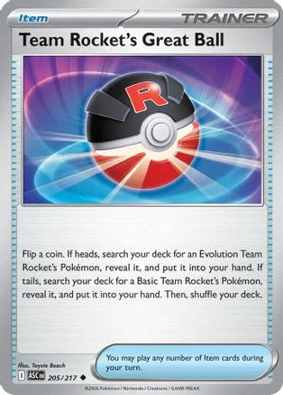 Team Rocket's Great Ball (205) [ME: Ascended Heroes]
