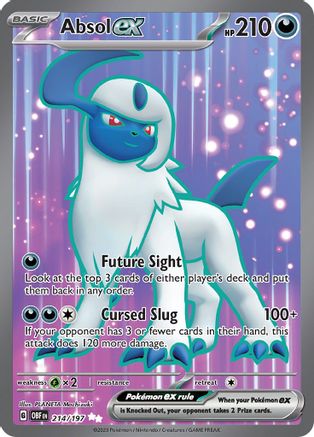 Absol ex - 214/197 (214) [SV03: Obsidian Flames] Holofoil