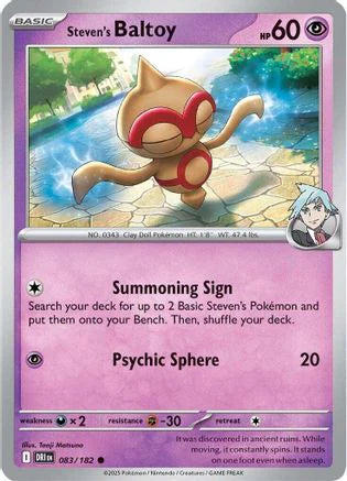 Steven's Baltoy (83) [SV10: Destined Rivals]