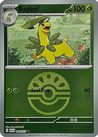 Bayleef (Friend Ball) (9) [ME: Ascended Heroes] Reverse Holofoil
