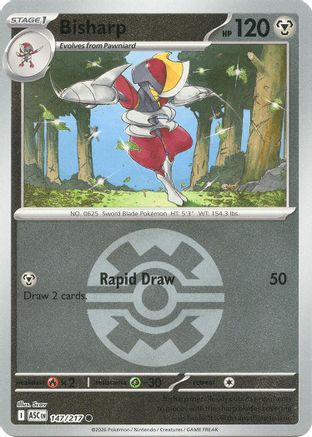 Bisharp (Quick Ball) (147) [ME: Ascended Heroes] Reverse Holofoil