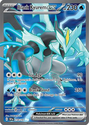 Black Kyurem ex - 218/191 (218) [SV08: Surging Sparks] Holofoil