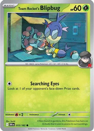 Team Rocket's Blipbug (15) [SV10: Destined Rivals] Reverse Holofoil