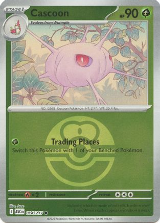 Cascoon (Love Ball) (14) [ME: Ascended Heroes] Reverse Holofoil