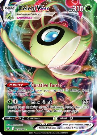 Celebi VMAX (8) [SWSH06: Chilling Reign] Holofoil