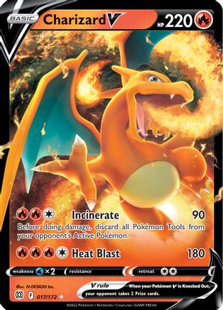 Charizard V (17) [SWSH09: Brilliant Stars] Holofoil