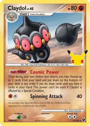 Claydol (15) [Celebrations: Classic Collection] Holofoil