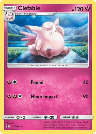 Clefable (40) [Hidden Fates]