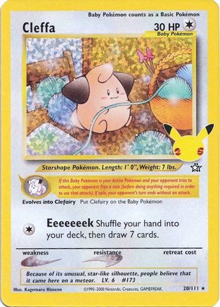 Cleffa (20) [Celebrations: Classic Collection] Holofoil
