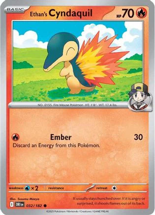 Ethan's Cyndaquil (32) [SV10: Destined Rivals] Reverse Holofoil