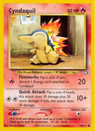Cyndaquil (57) (57) [Neo Genesis] Unlimited