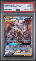 2023 POKEMON SIMPLIFIED CHINESE CSMA C-ARCEUS & DIALGA & PALKIA GX GIFT BOX #002 ARCS/DIALGA/PALKIA GX PSA 10