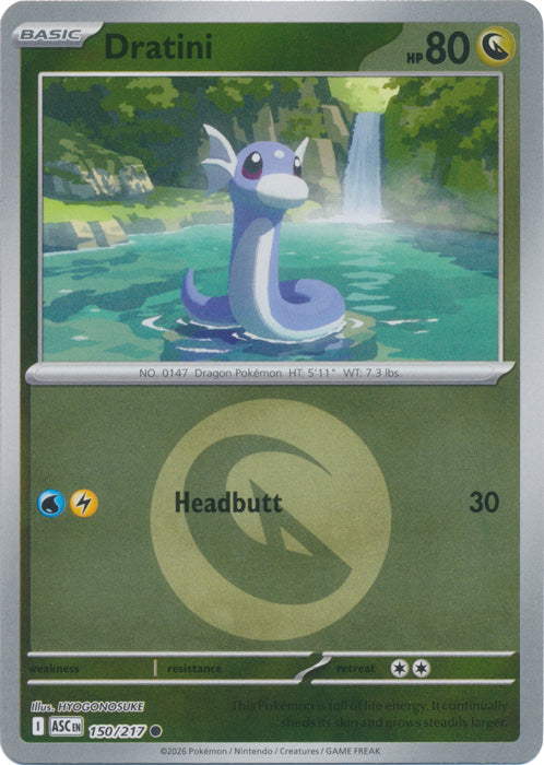 Dratini (Energy Symbol Pattern) (150) [ME: Ascended Heroes] Reverse Holofoil
