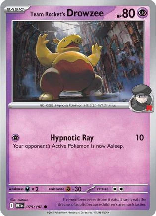 Team Rocket's Drowzee (79) [SV10: Destined Rivals]