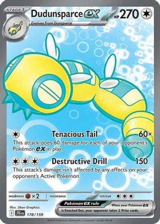 Dudunsparce ex - 178/159 (178) [SV09: Journey Together] Holofoil