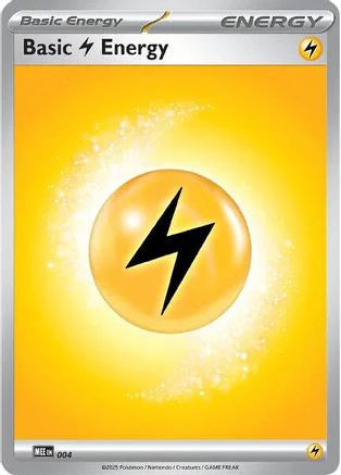 Basic Lightning Energy - 004 (4) [MEE: Mega Evolution Energies] Reverse Holofoil
