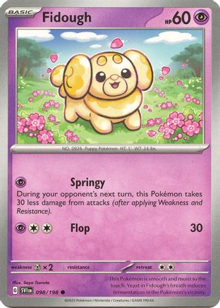 Fidough - 098/198 (98) [SV01: Scarlet & Violet Base Set]