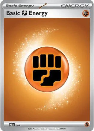 Basic Fighting Energy - 006 (6) [MEE: Mega Evolution Energies] Reverse Holofoil
