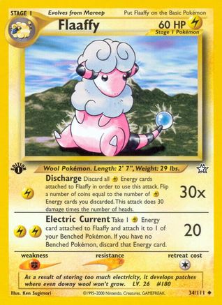 Flaaffy (34) [Neo Genesis] 1st Edition