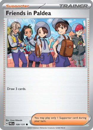 Friends in Paldea - 109/131 (109) [SV: Prismatic Evolutions]