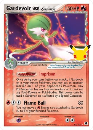 Gardevoir ex (Delta Species) (93) [Celebrations: Classic Collection] Holofoil