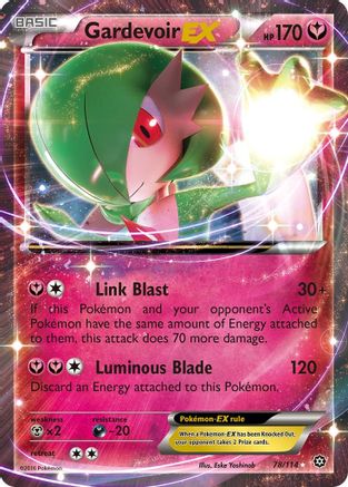 Gardevoir EX (78) [XY - Steam Siege] Holofoil