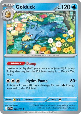 Golduck (40) [ME: Ascended Heroes]