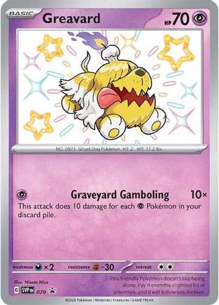 Greavard - 070 (70) [SV: Scarlet & Violet Promo Cards] Holofoil