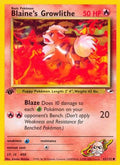Blaine's Growlithe (62) (62) [Gym Heroes] 1st Edition