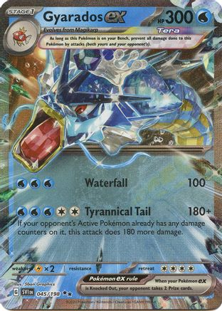 Gyarados ex - 045/198 (45) [SV01: Scarlet & Violet Base Set] Holofoil