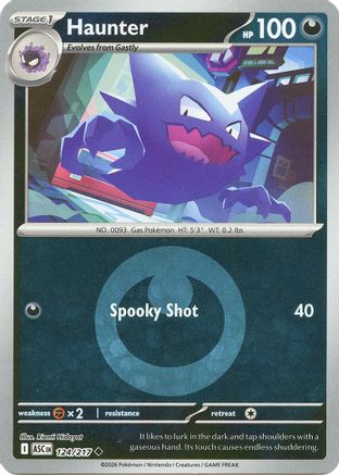 Haunter (Energy Symbol Pattern) (124) [ME: Ascended Heroes] Reverse Holofoil