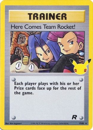 Here Comes Team Rocket! (15) [Celebrations: Classic Collection] Holofoil