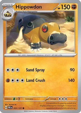 Hippowdon (53) [SV: Prismatic Evolutions]