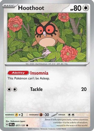 Hoothoot (77) [SV: Prismatic Evolutions]
