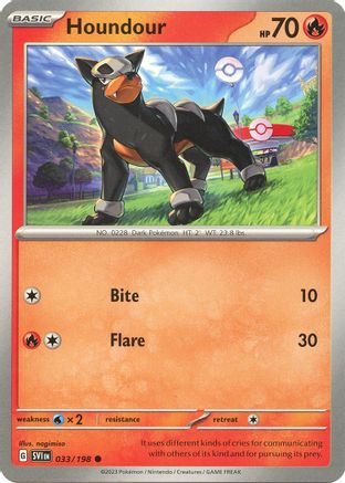 Houndour - 033/198 (33) [SV01: Scarlet & Violet Base Set]