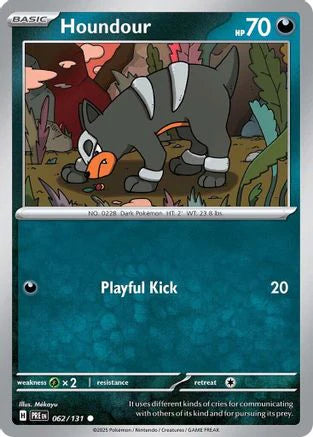 Houndour (62) [SV: Prismatic Evolutions] Reverse Holofoil