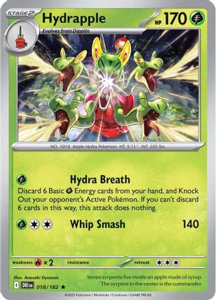 Hydrapple - 018/182 (18) [SV10: Destined Rivals] Reverse Holofoil
