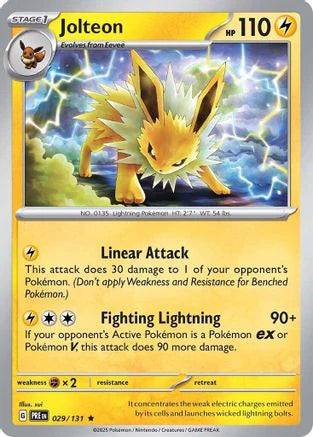 Jolteon (29) [SV: Prismatic Evolutions] Reverse Holofoil