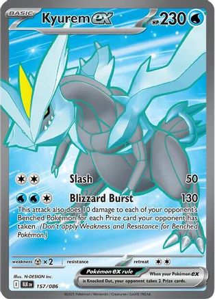 Kyurem ex - 157/086 (157) [SV: Black Bolt] Holofoil
