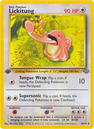Lickitung (38) [Jungle] 1st Edition
