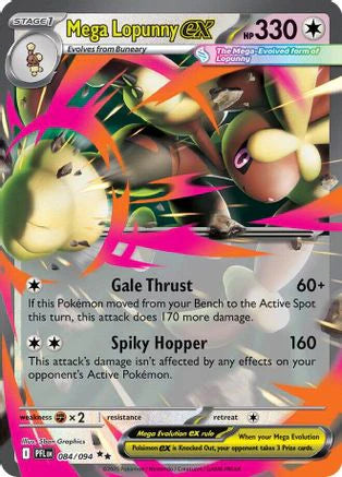 Mega Lopunny ex - 084/094 (84) [ME02: Phantasmal Flames] Holofoil