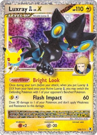 Luxray GL LV.X (109) [Celebrations: Classic Collection] Holofoil